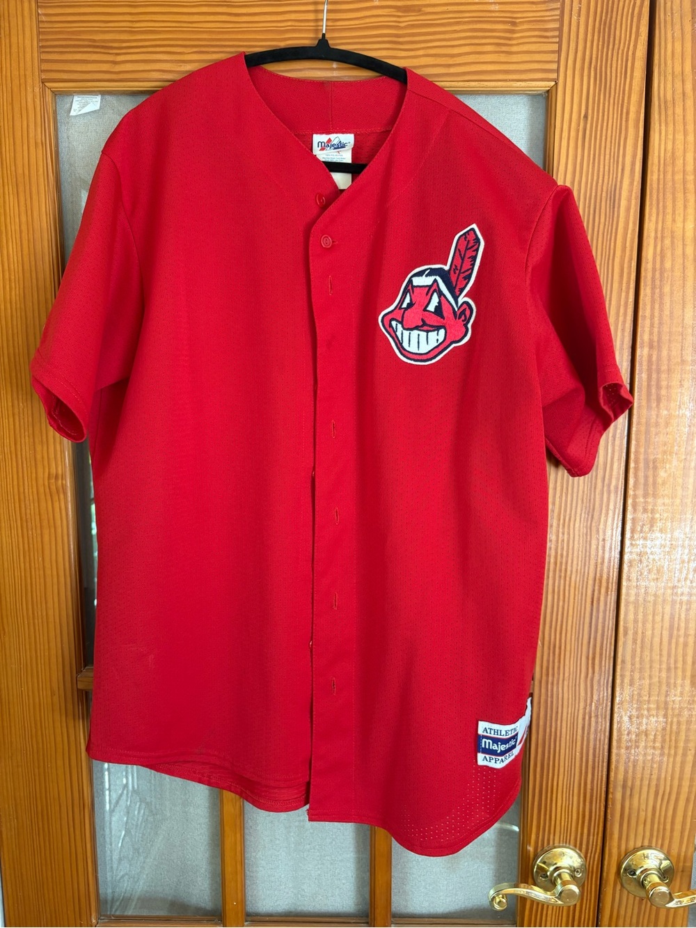 Vintage Majestic Cleveland Indians Chief Wahoo jersey